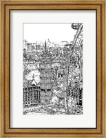 Framed B&W City Scene IV