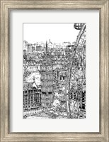 Framed B&W City Scene IV