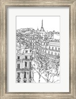 Framed B&W City Scene IX