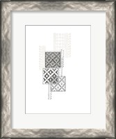 Framed Block Print Composition II