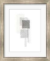 Framed Block Print Composition IV