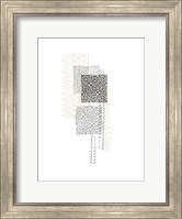 Framed Block Print Composition IV