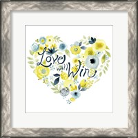 Framed Heartfelt Floral II