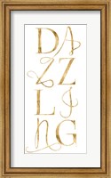 Framed Elegant & Dazzling II