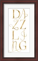 Framed Elegant & Dazzling II