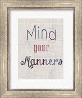 Framed Manners IV