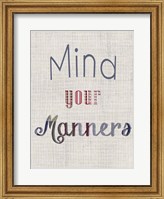 Framed Manners IV