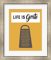 Framed Retro Kitchen I - Life Is Grate