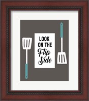 Framed Retro Kitchen II - Look On The Flip Side