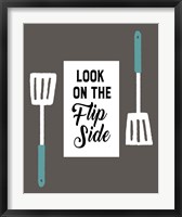 Framed Retro Kitchen II - Look On The Flip Side