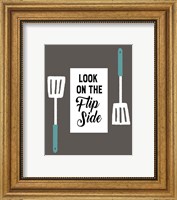 Framed Retro Kitchen II - Look On The Flip Side