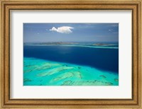 Framed Malolo Barrier Reef and Mamanuca Islands, Fiji