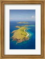 Framed Yanuya Island, Mamanuca Islands, Fiji