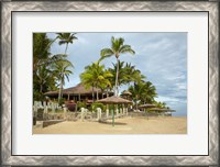 Framed Beach at Outrigger on the Lagoon Resort, Coral Coast, Fiji