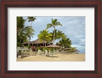 Framed Beach at Outrigger on the Lagoon Resort, Coral Coast, Fiji