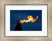 Framed Flame on kerosene lantern, Crusoe's Retreat, Coral Coast, Viti Levu, Fiji