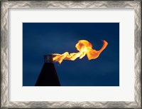 Framed Flame on kerosene lantern, Crusoe's Retreat, Coral Coast, Viti Levu, Fiji