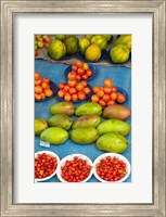 Framed Nadi Produce Market, Nadi, Viti Levu, Fiji