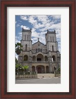 Framed Sacred Heart Cathedral, Suva, Viti Levu, Fiji