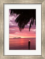 Framed Tropical Sunset, Beqa Island, Fiji