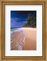 Framed Fiji Islands, Tavarua, Surf over the sand