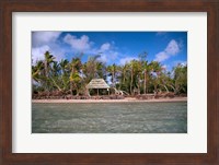 Framed Shelter at Channel Beach, Turtle Island, Yasawa Islands, Fiji
