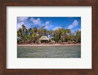 Framed Shelter at Channel Beach, Turtle Island, Yasawa Islands, Fiji