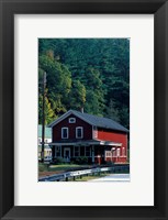 Framed Railroad Depot in West Cornwall, Litchfield Hills, Connecticut