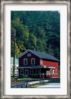 Framed Railroad Depot in West Cornwall, Litchfield Hills, Connecticut