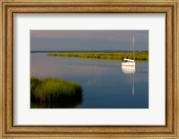 Framed Sailboat, Connecticut River