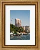 Framed Nile River, Cairo, Egypt, North Africa