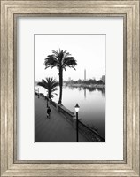 Framed View of the Nile River, Cairo, Egypt