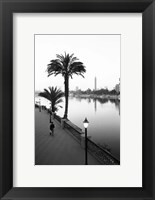 Framed View of the Nile River, Cairo, Egypt