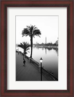 Framed View of the Nile River, Cairo, Egypt