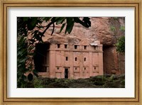 Framed Rock-Hewn Coptic Church, Blue Nile River Basin, Ethiopia