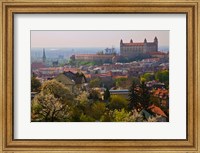 Framed Bratislava Castle, Bratislava, Slovakia