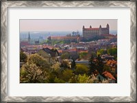 Framed Bratislava Castle, Bratislava, Slovakia