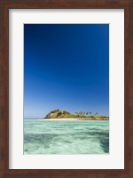 Framed Turquoise waters of Blue Lagoon, Yasawa, Fiji