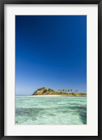 Framed Turquoise waters of Blue Lagoon, Yasawa, Fiji