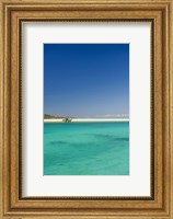 Framed Turquoise waters of Blue Lagoon, Fiji, South Pacific