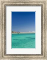 Framed Turquoise waters of Blue Lagoon, Fiji, South Pacific