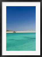 Framed Turquoise waters of Blue Lagoon, Fiji, South Pacific