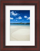 Framed Turquoise water at the Nanuya Lailai Island, Blue Lagoon, Yasawa, Fiji, South Pacific