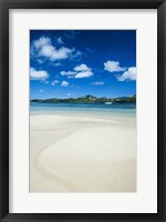 Framed Turquoise water at the Nanuya Lailai Island, Blue Lagoon, Yasawa, Fiji, South Pacific