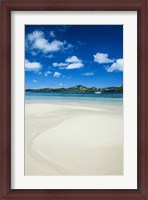 Framed Turquoise water at the Nanuya Lailai Island, Blue Lagoon, Yasawa, Fiji, South Pacific