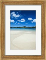 Framed Turquoise water at the Nanuya Lailai Island, Blue Lagoon, Yasawa, Fiji, South Pacific