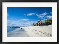 Framed Beach restaurant on Beachcomber Island, Mamanucas Islands, Fiji, South Pacific
