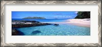 Framed Island in the sea, Veidomoni Beach, Fiji