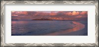 Framed Island in the during sunset, Veidomoni Beach, Mamanuca Islands, Fiji