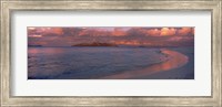 Framed Island in the during sunset, Veidomoni Beach, Mamanuca Islands, Fiji